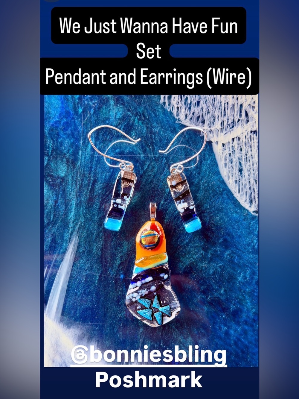 Bonnie’s Bling One of a Kind Fused Glass Jewelry and Accessories to Wear.
